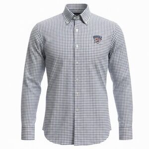 Peter Millar OKC Thunder‎ Nanoluxe Long Sleeve Button Down Shirt Men's Size L